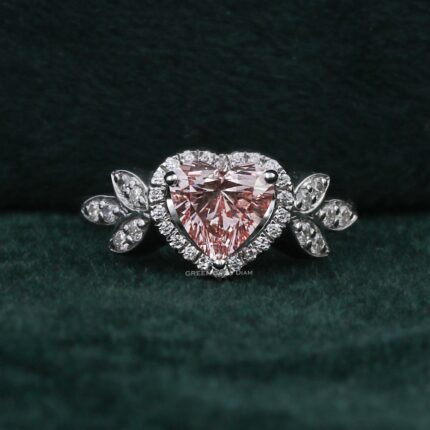 heart shaped engagement ring