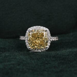 yellow diamond engagement ring