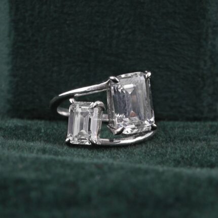 two stone diamond ring