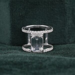 emerald cut engagement ring diamond