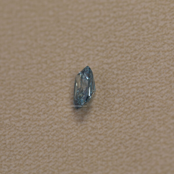 2.3 CT Radiant Shape Loose Lab Grown Diamond VVS Clarity Blue Color - Image 4