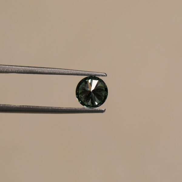 1.5 CT Round Cut Loose Lab Grown Diamond VVS Clarity Green Color - Image 9