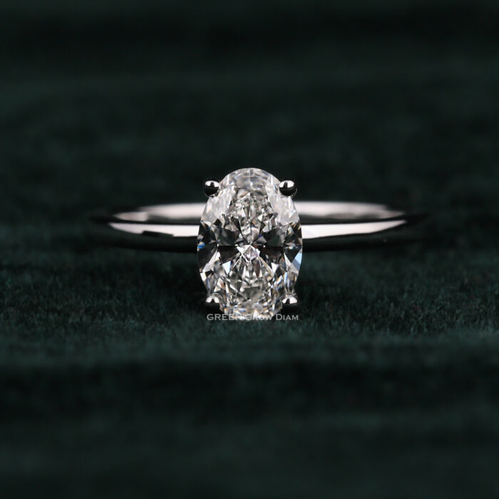 oval diamond engagement ring