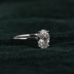 oval diamond engagement ring