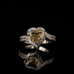 heart shape engagement ring