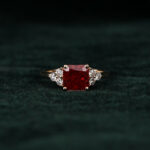 radiant cut diamond ring