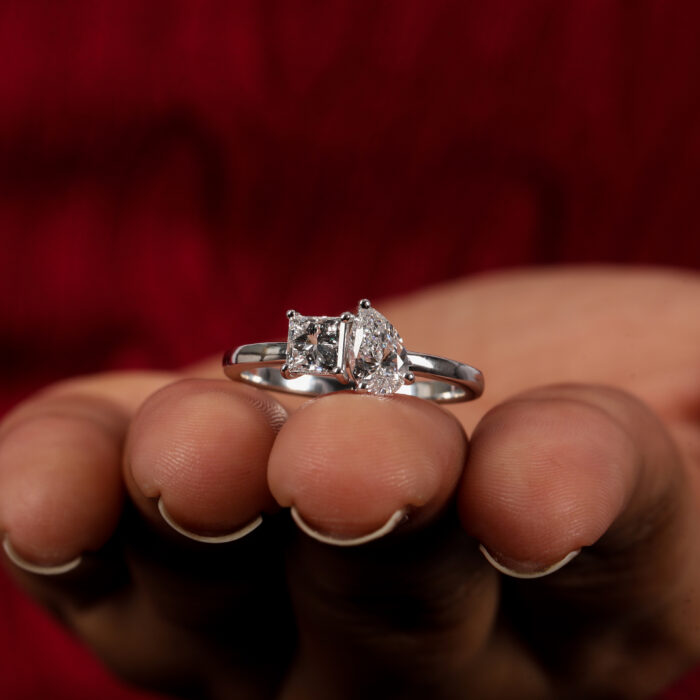 princess cut pear cut diamond