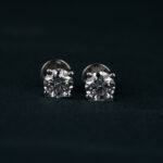 lab grown diamond earrings