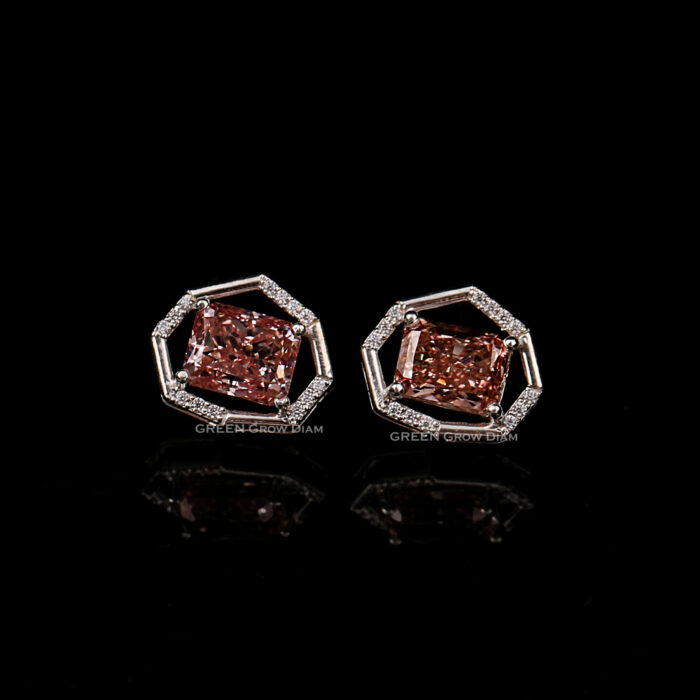 lab grown diamond earrings